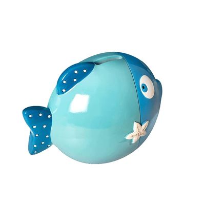 Cute Fish Piggy Bank Ocean Theme Money Banks Resin Coin Can Christmas Halloween Ideas Gift Money Box