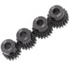 Treehobby 4PCS Metal Steel 32P 5mm Pinion Gear Set 17T 18T 19T 20T with Hex Key for RC Cars(Compatible with 0.8 Metric Pitch) view 2