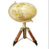Calif International Vintage Antique Rotating Earth Globe With Adustable Floral Pattern Tripod Stand, Diameter : 12 Inch, Height : 40 Inch view 1