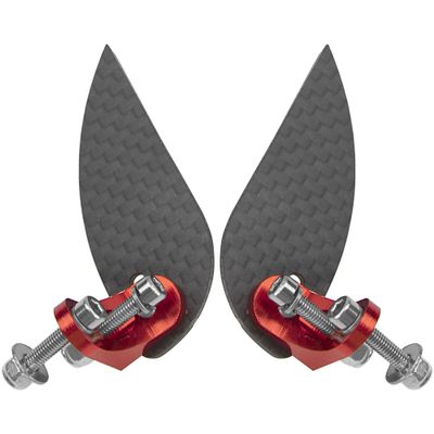 Vgoohobby Adjustable Carbon Fiber Turn Fins 65mmx25mm RC Water Knife Compatible with 70-85cm(27.5"-33.4") Electric Nitro Power Remote Control Boats