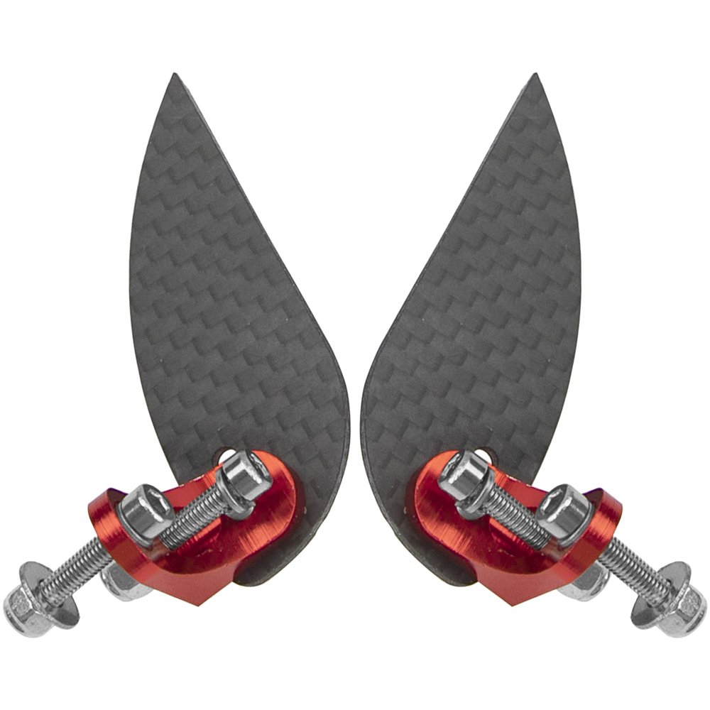 Vgoohobby Adjustable Carbon Fiber Turn Fins 65mmx25mm RC Water Knife Compatible with 70-85cm(27.5"-33.4") Electric Nitro Power Remote Control Boats