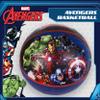 Marvel Avengers Basketball Size 6, Captain America, Iron Man, Captain Marvel, Black Panther, and Hulk Indoor and Outdoor Game Youth Sports Ball for Boys and Girls, Black view 2