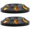 4Pack Vgoohobby 1/8 Universal Rear Wing Buttons Gasket Fixed Wing Spacers Compatible with Arrma Traxxas HPI HSP Redcat Axial Tamiya 1/8 RC Buggy Truck Racing Car (Gold) view 4