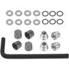 Vgoohobby M4 Wheel Hub Caps Wheel Rim Center Nut Cover Compatible with Traxxas TRX4 TRX6 Axial SCX10 90046 Redcat Gen8 Tamiya 1/10 RC Crawler Car (Titanium) view 1
