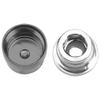 Vgoohobby M4 Wheel Hub Caps Wheel Rim Center Nut Cover Compatible with Traxxas TRX4 TRX6 Axial SCX10 90046 Redcat Gen8 Tamiya 1/10 RC Crawler Car (Titanium) view 3