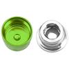 Vgoohobby M4 Wheel Hub Caps Wheel Rim Center Nut Cover Compatible with Traxxas TRX4 TRX6 Axial SCX10 90046 Redcat Gen8 Tamiya 1/10 RC Crawler Car (Green) view 3