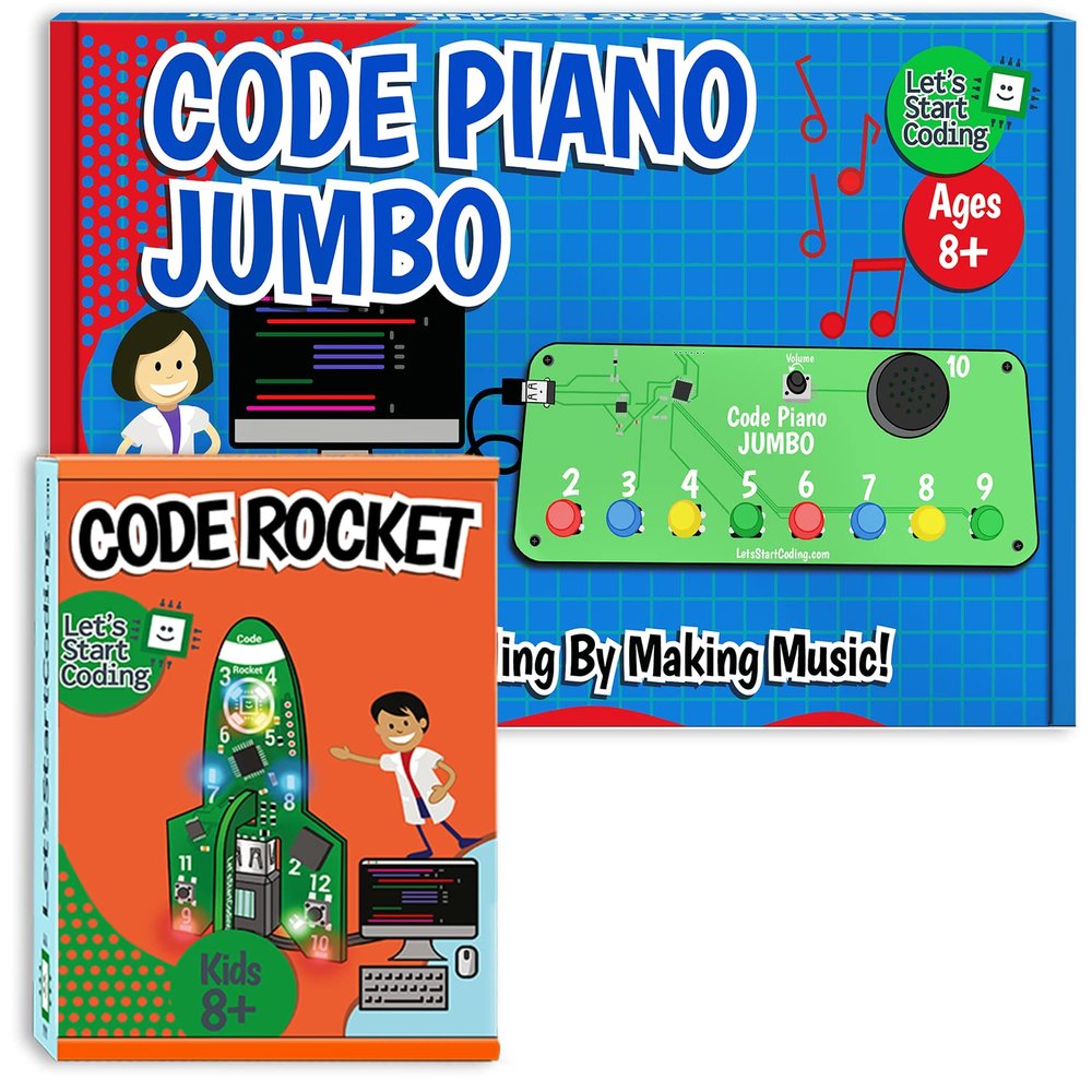 Bundle: Code Rocket and Code Piano Jumbo. Combine and Save on Two of Our Most Popular Kits!