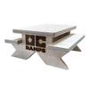 OC Ramps Wood Fingerboard Obstacles - Premium Quality Finger Board Half Pipe, Launch Ramp, Picnic Table Bench and Grind Box - Mini Finger Skatepark Toys (FB Picnic Table) view 2
