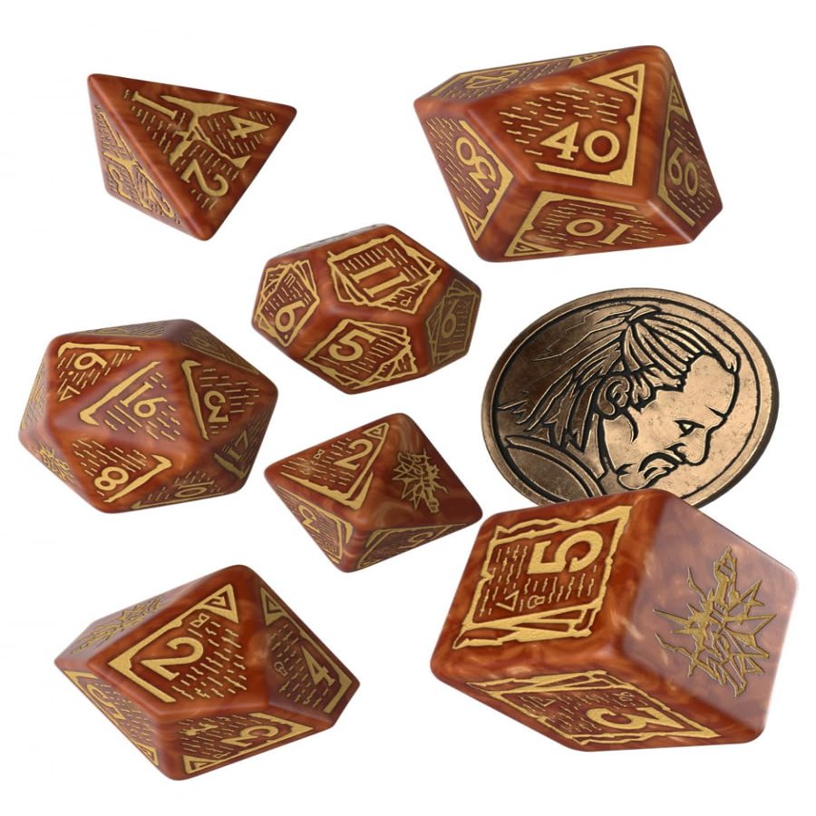 Q Workshop The Witcher Dice Set: Vesemir - The Wise Witcher