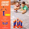 Nerf Slingshot Challenge - Kids Slingshot Bowling Game Set - Toy Target Game for Kids - Foam Ball Shooter Balls Included - Fun Toy for Boys + Girls view 2