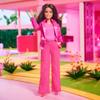 Barbie The Movie Doll, Gloria Collectible Wearing Three-Piece Pink Power Pantsuit with Strappy Heels & Golden Earrings view 2