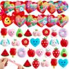 JOYIN 28 Packs Valentines Day Gifts for Kids, Classic Mochi Squishy Toy with Heart Valentines Day Cards for Kids School Classroom, Stress Relief Toy for Valentine Party Favors, Class Exchange Prize view 1