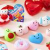 JOYIN 28 Packs Valentines Day Gifts for Kids, Classic Mochi Squishy Toy with Heart Valentines Day Cards for Kids School Classroom, Stress Relief Toy for Valentine Party Favors, Class Exchange Prize view 2