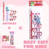 JOYIN 28 Packs Valentine's Day Stationery Set with Gift Card for Kids, Includes Pencils, Rulers, Notebook and Stickers for Classroom Exchange Party Favors Supplies view 4