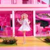 Barbie The Movie Doll, Margot Robbie as, Collectible Doll Wearing Blue Plaid Matching Set with Matching Hat & Jacket view 3