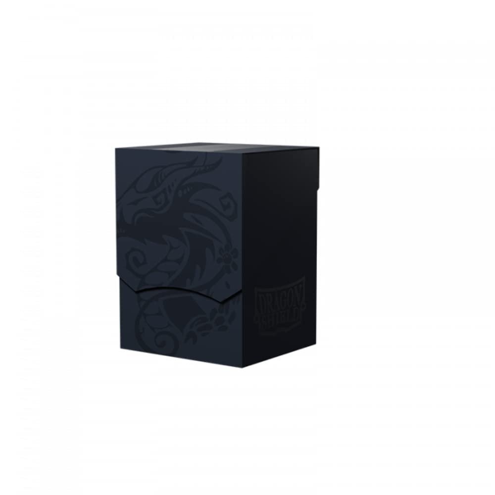 Arcane Tinmen Dragon Shield Card Deck Box Deck Shell: Midnight Blue/Black Durable & Sturdy TCG, OCG Card Storage for Pokemon Yugioh Commander & MTG Magic: The Gathering Cards (AT-30756)