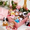 JOYIN 28 Pack Valentines Day Gifts for Kids Prefilled Hearts with Plush Toy Keychain and Valentines Day Cards for Kids Classroom Exchange, Party Favors, Gift Exchange, Game Prizes view 4