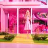 Barbie The Movie Doll, Margot Robbie as, Collectible Doll Wearing Pink and White Gingham Dress with Daisy Chain Necklace view 2