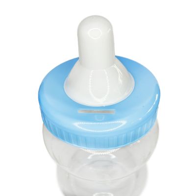 Crafts Central Jumbo Plastic Fillable Baby Shower Milk Bottle, Coin Bank, Favor Decoration (Blue, 15" Inch)