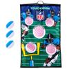 Franklin Sports NFL Football Target Toss Game - Kids Over The Door Mini Football Throwing Game with (3) Mini Balls - Perfect Indoor Toy for Kids - 36" x 24" view 1