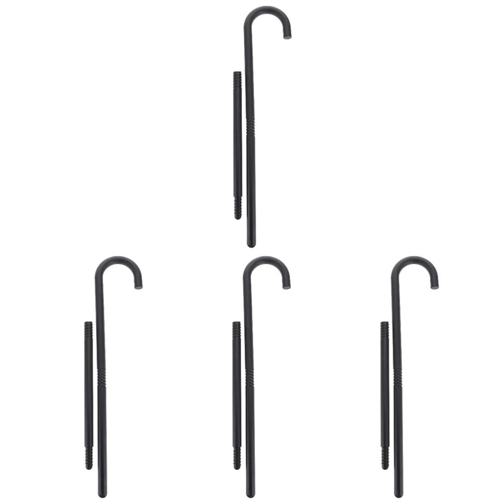 4pcs Party Props Magician Peformance Crutch Prop Photo Prop Party Magician Crutch Decorative Party Crutch Decorative Crutch Stick Magician Crutch Stick Halloween Crutch Prop