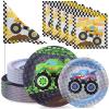 SamPartyShop Monster Truck Party Plates and Napkins, Monster Truck Party Decorations, Serves 20 Guests view 2