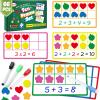 Torlam Magnetic Ten Frame Set, Math Games for Kids Math Manipulatives Elementary Kindergarten Preschool Classroom Must Haves, Math Counters Toddler Learning Toys Game for Homeschool Special Education view 1