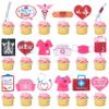 36pcs Nurse Cupcake Toppers Nurse Graduation Party Cake Decoration Medical Rn Party Supplies Favors for Nursing Theme Baby Shower Supplies view 2