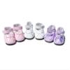 18 Inch Doll Shoes- 3 Pairs of Bow Mary Janes- Fits 18 Inch Girl Dolls (Pink Purple White) view 1