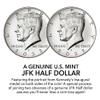 American Coin Treasures Two Headed JFK Half Dollar Made from Genuine United States Coins, Novelty, Magic, Collectible Coin view 3