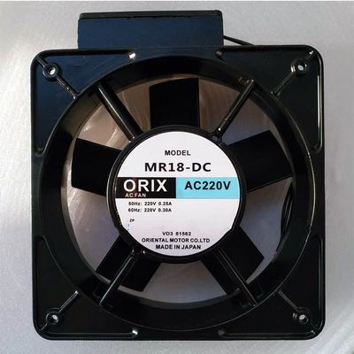 1PCS MR18-DC Fan for AC220V 0.25/0.30A 18018065mm Cooling Fan