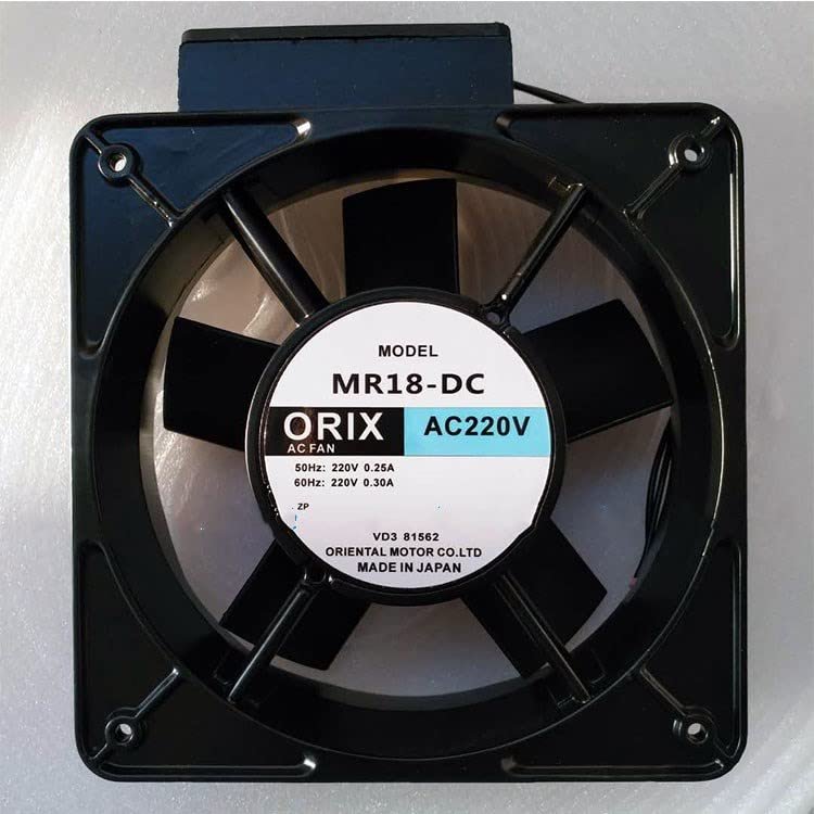 1PCS MR18-DC Fan for AC220V 0.25/0.30A 18018065mm Cooling Fan