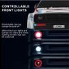 HEBXMF RC Truck 70 Km/h Drift Car Brushless Motor RC Sport Racing Car Hight Speed Drift Vehicle 1/16 RC Car with LED Lights, Two Batteries and Drift Tires + Racing Tires view 3