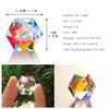 Color Crystal Faceted Optical Prism Beam Splitter Light Refracting Photography Science Glass Prisms view 2