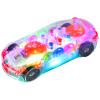 ABK Transparent Toy Car - with Visible Colored Moving Gear System, Light and Sound Transparent Electric Car Toy Light Music LED Light Effects (Sport Car) view 2
