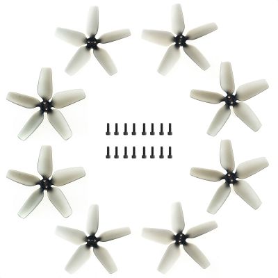 DJI Avata Drone Propellers Replacement for DJI Avata Drone Accessories w/Screws (Smoke Gray, 8 Pcs - 4 CW + 4 CCW)