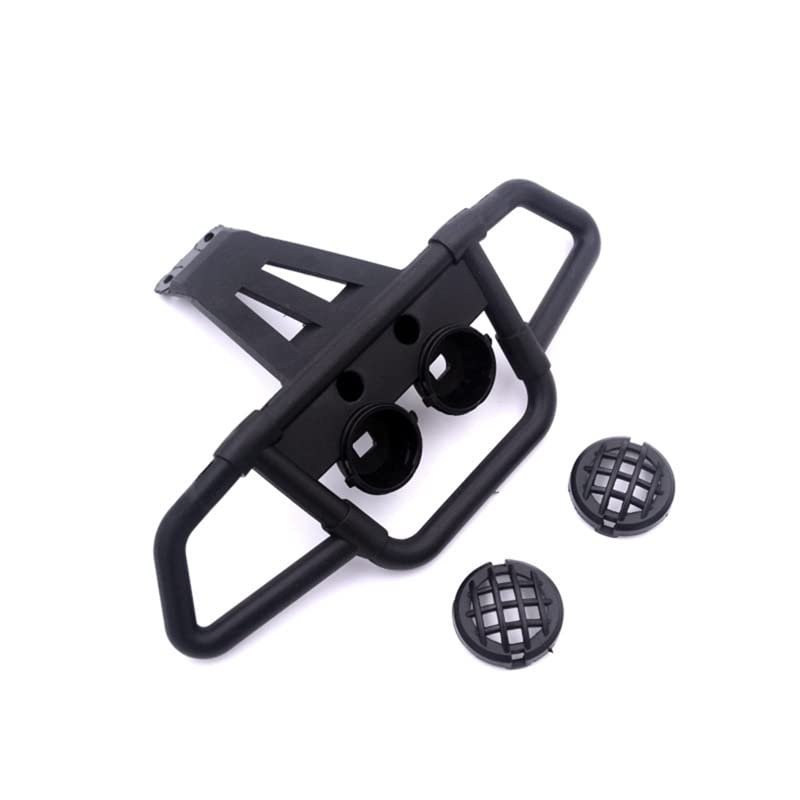 Front Bumper 12402-A-1417 for Wltoys 12402-A 12401 12403 12404 12409 1/12 RC Car Spare Parts Accessories (Color : Black)