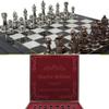 Antochia Crafts 11 Inches Personalized Chess Set - Boxed Custom Chess Board and Metal Chess Figures Set - Gift Idea for Son, Husband, Father and Anyone for Birthday, Anniversary and Any Occasion view 1