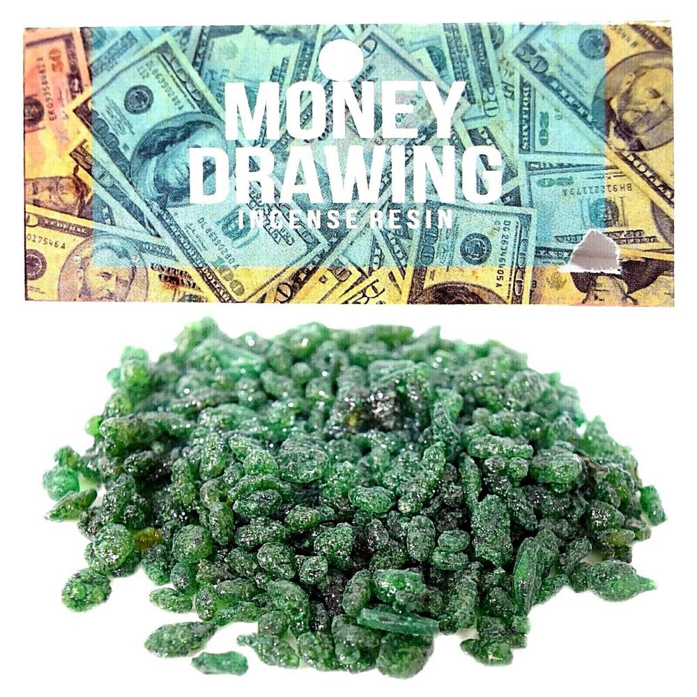 12 PCS Money Drawing Resin - Imported from India (50 Grams)