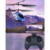 QIYHBVR Intelligent Fixed Height with 4K HD Camera Alloy RC Aircraft 4-Channel Electric RC Helicopter 2.4G Wireless RC Plane Outdoor Aerial Flying Toy view 3