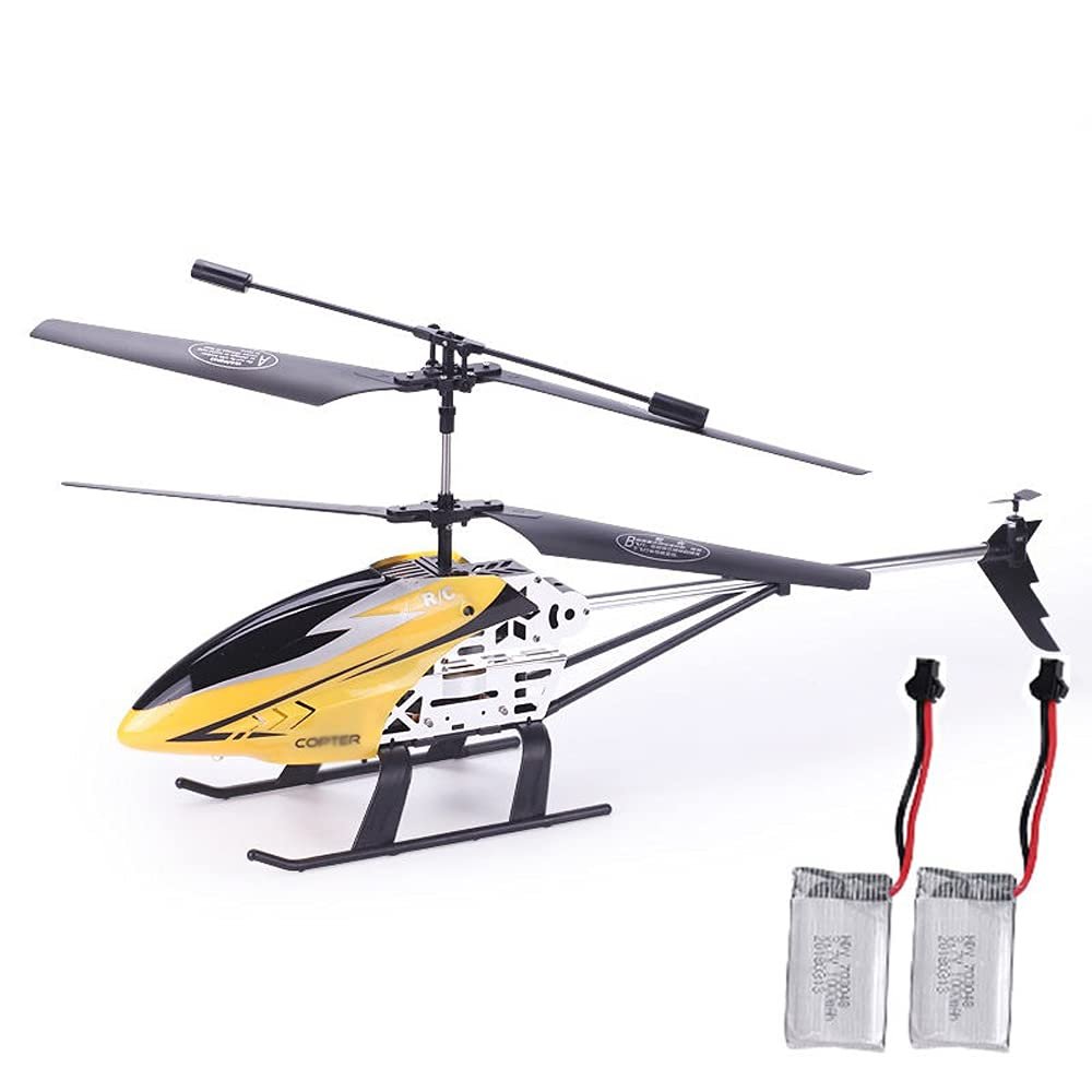 QIYHBVR RC Plane for USB Charging Super Large Space Model Aircraft with Lighting Function 3.5 Channel Metal Frame RC Helicopter Outdoor Flying Toy Children's Gifts