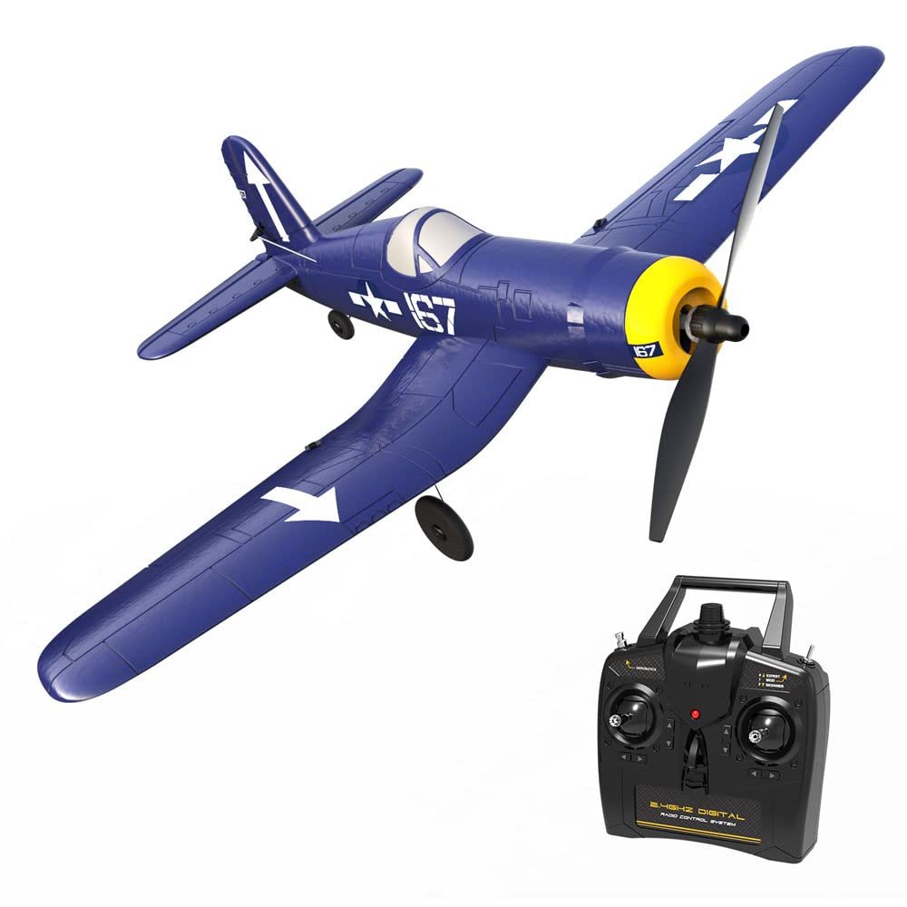 QIYHBVR Mini Like Real Machine One Key Return Home RC Glider 4-Channel 360 One-Key Rollover RC Aerobatic Aircraft Boy Flying Toy Children's Gifts 2.4G Wireless Aviation Model