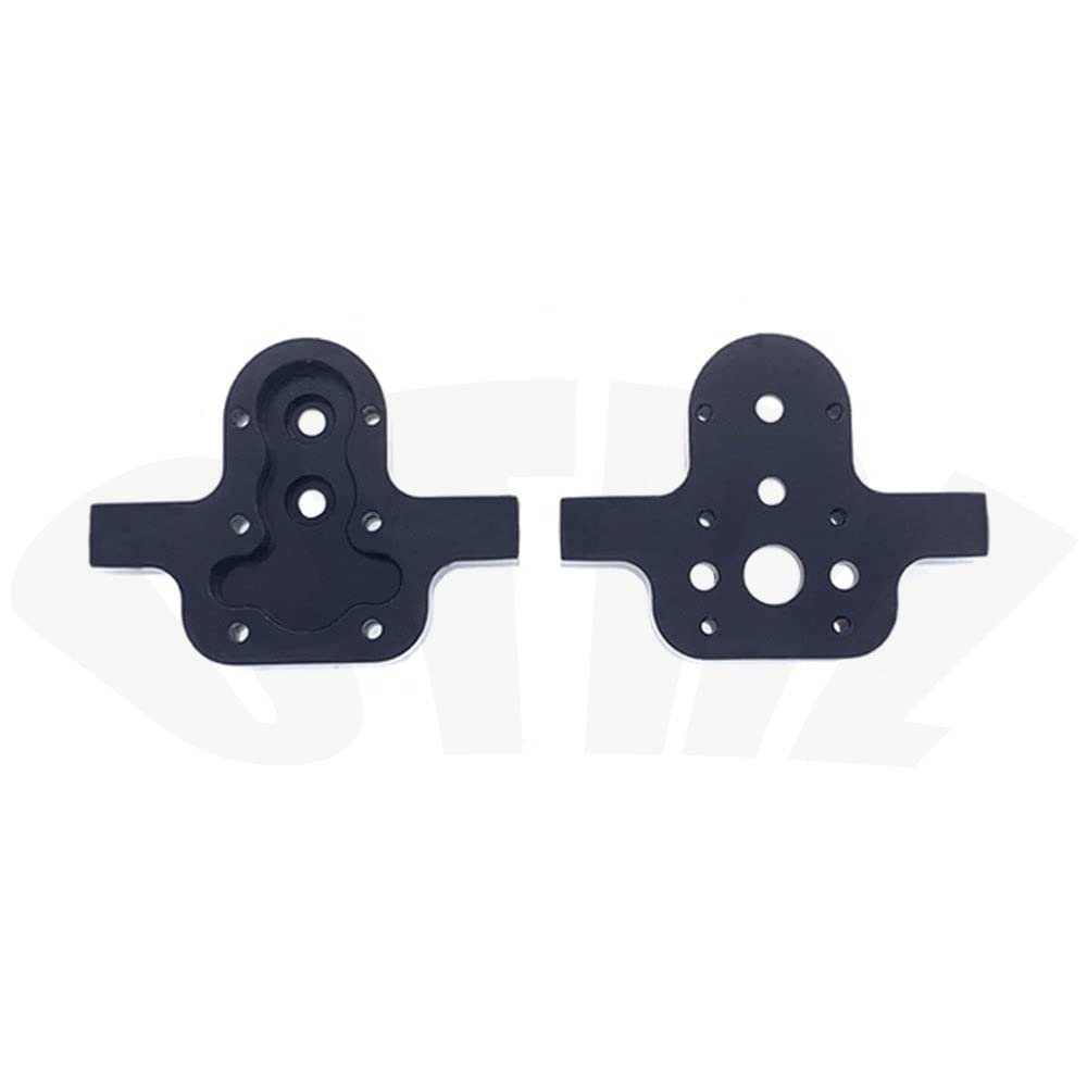 370 Motor Metal Gearbox Gear Housing for WPL 1/16 B14 B16 B24 B36 C14 C24 C34 MN90 MN91 MN45 MN99 RC Car DIY Upgrade Parts ( Color : Shell Black )