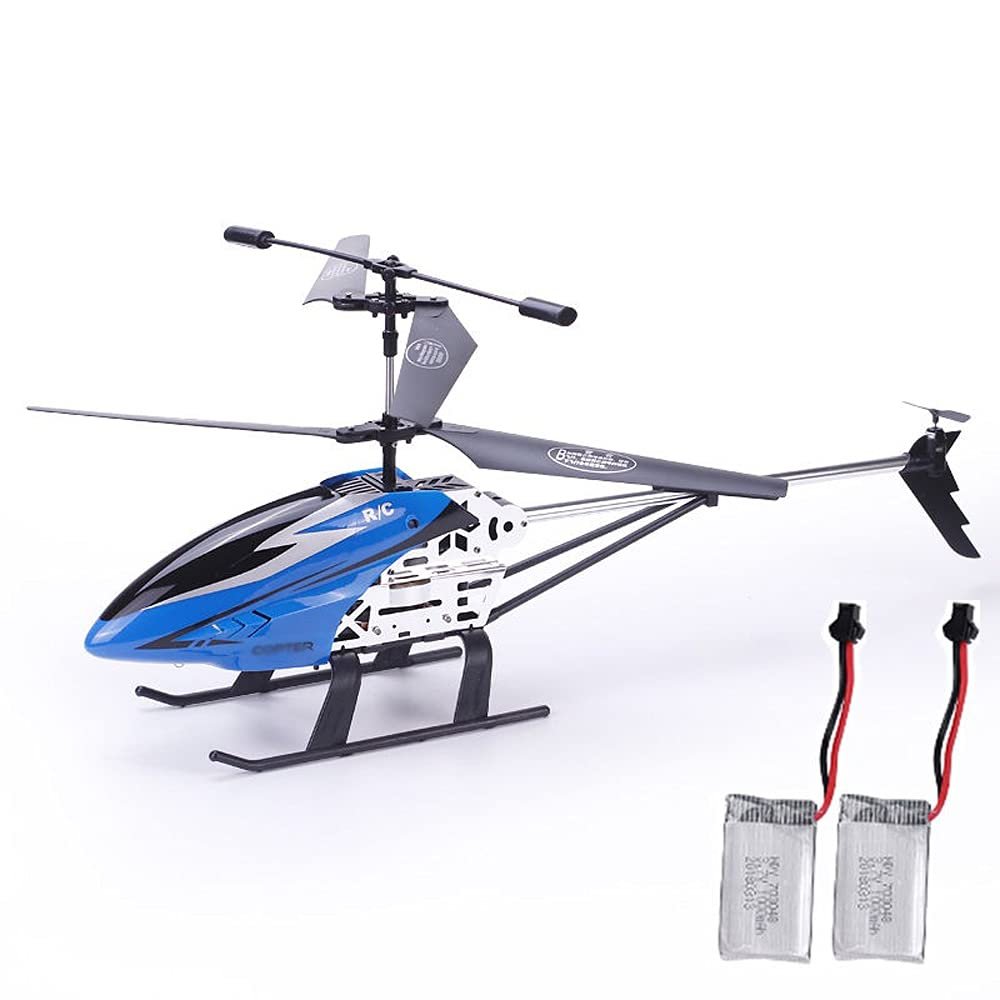 QIYHBVR RC Plane for USB Charging Super Large Space Model Aircraft with Lighting Function 3.5 Channel Metal Frame RC Helicopter Outdoor Flying Toy Children's Gifts