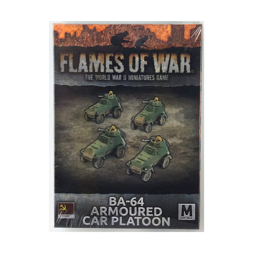 Battlefront Miniatures Flames of War WW2: Soviet - BA-64 Armoured Car Platoon
