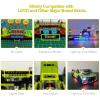 Light Up Your Bricks- 2 Pieces X Blue 15 cm LED Bit Lights, USB Powered, Compatible with Legos, DIY Lighting view 4