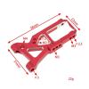 10Pcs Metal Upgrade Parts Kit Suspension Arms Knuckle Arm for Traxxas 4-Tec 2.0 3.0 4Tec 2.0 VXL 1/10 RC On-Road Car (Color : Blue) view 2