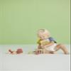 Mud Pie Orange Wood Dino Shape Sorter view 4