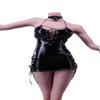 1/6 Scale Female Clothes,Female Black Leather Skirt Clothing for 12inch PH TBL JO Soldier Body (C) view 1