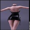 1/6 Scale Female Clothes,Female Black Leather Skirt Clothing for 12inch PH TBL JO Soldier Body (C) view 3